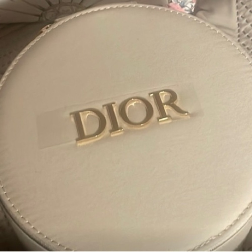 Beautiful Dior Round Vanity Case